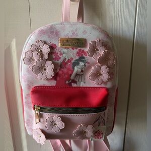 Bioworld InuYasha Kagome & InuYasha Cherry Blossoms Mini Backpack